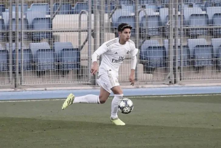 David Franco en su paso por La Fábrica del Real Madrid