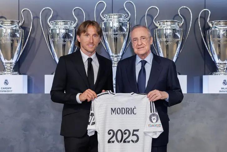 Luka Modric, renovó su contrato / Foto: Real Madrid