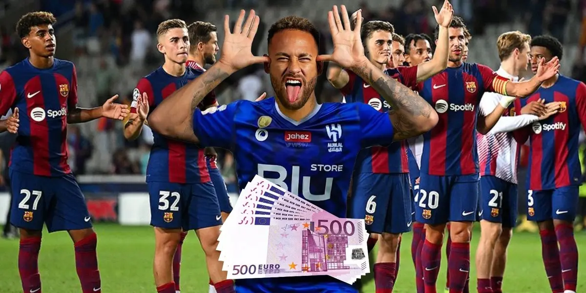Al-Hilal quiere terminar el contrato de Neymar y su reemplazo lo estarían buscando en el FC Barcelona