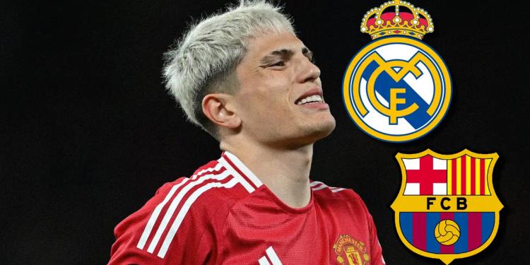 FC Barcelona y Real Madrid se pelean por Alejandro Garnacho, mira los millones que pidió el Manchester United