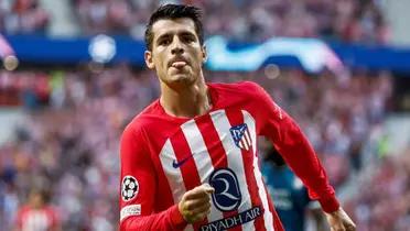 Álvaro Morata, delantero del Atlético de Madrid