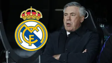 Ancelotti en el banquillo del Real Madrid. (Foto: EFE)