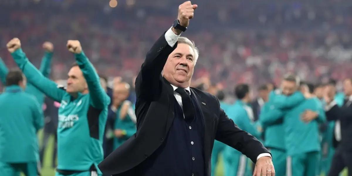 Ancelotti sonríe. (Foto: EFE)