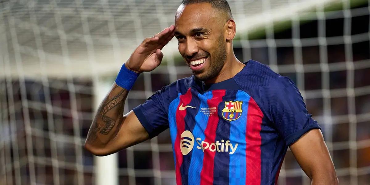 Aubameyang, ex jugador del FC Barcelona