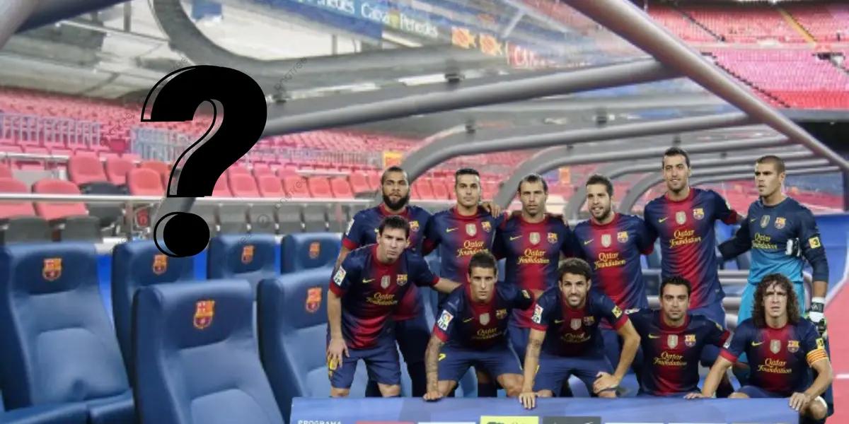 Banquillo del Camp Nou