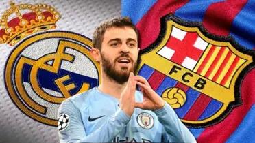 Bernardo Silva, jugador del Manchester City, que prefiere al FC Barcelona ante que Real Madrid