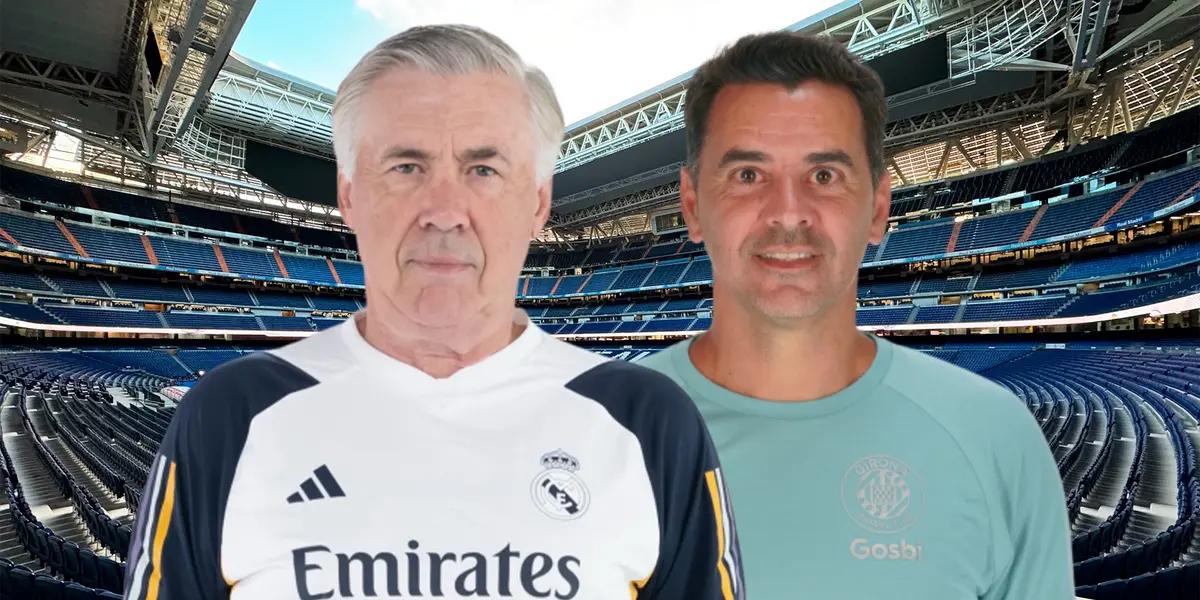 Carlo Ancelotti y Míchel