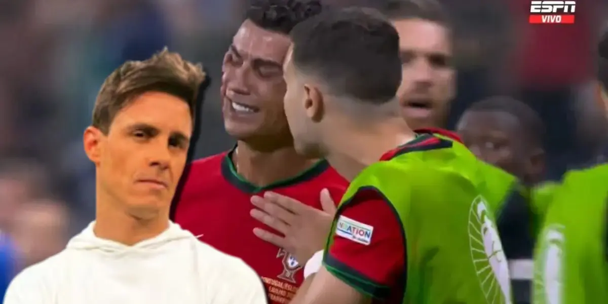 (VIDEO) La reacción de Edu Aguirre cuando Cristiano Ronaldo falló el penal ante Oblak