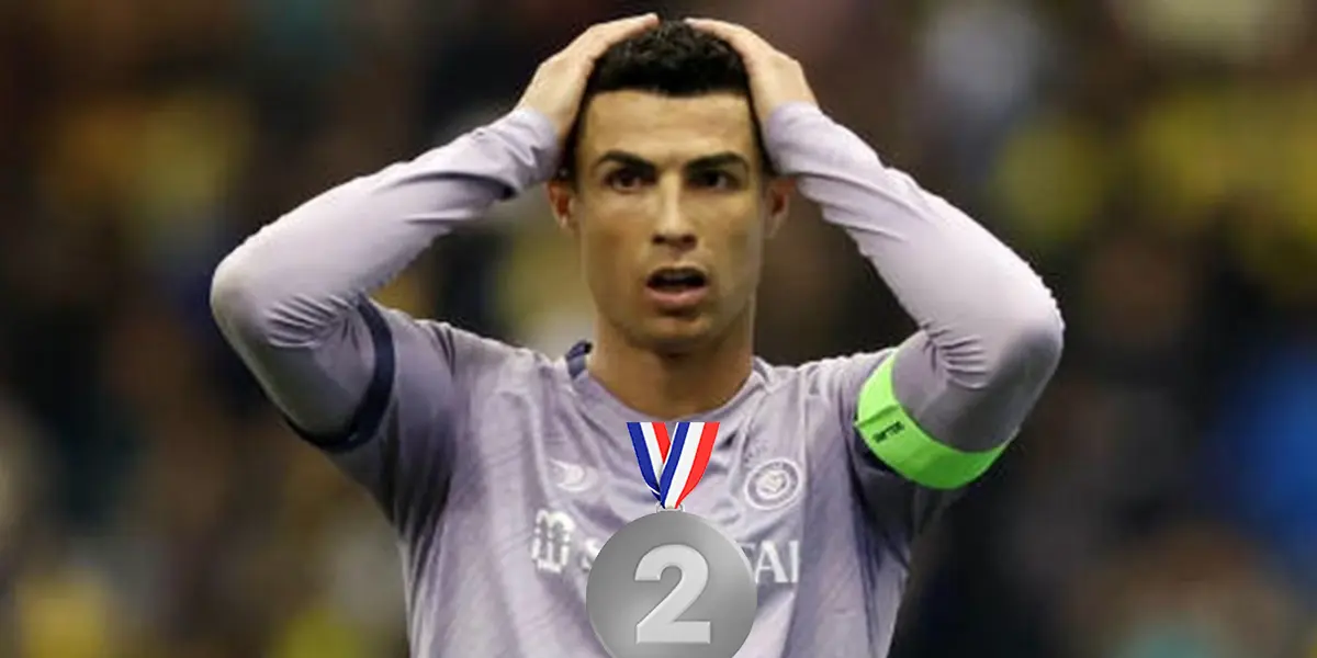 Cristiano Ronaldo no pudo levantar la copa ante Al-Hilal y prefirió no quedarse con la medalla de 2do lugar