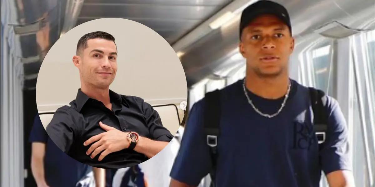 Cristiano Ronaldo y Mbappé. Foto: redes de Cristiano Ronaldo y Mbappé. 