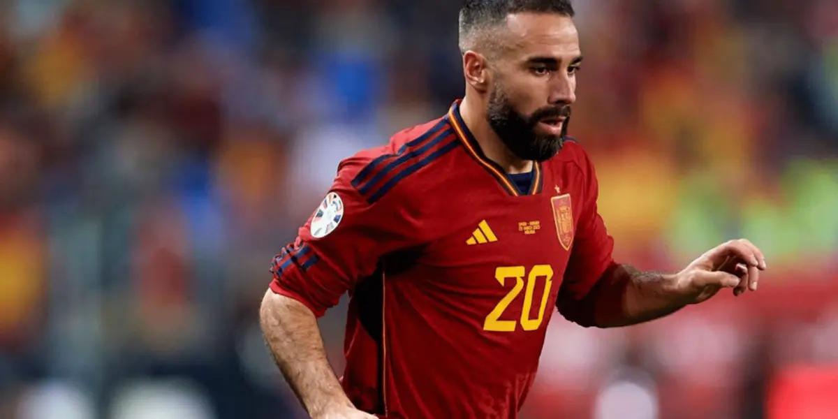 Dani Carvajal resultó un fraude con la Selección Española y le costó un gol que regaló a Escocia por la banda