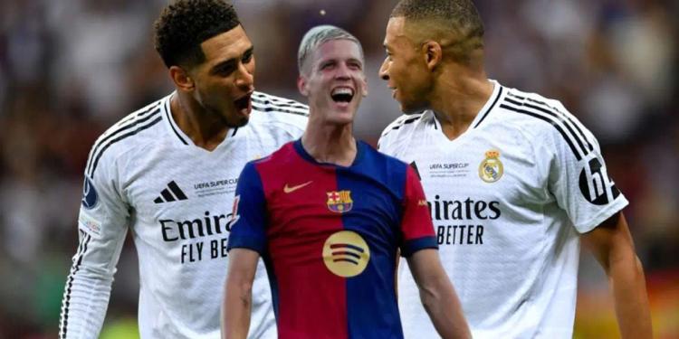 Lo que le copió Dani Olmo del FC Barcelona a Kylian Mbappé y Jude Bellingham, sorprendió