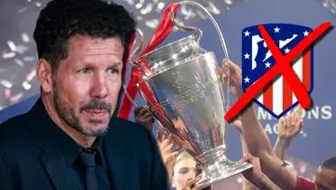 Diego Simeone, entrenador del Atlético de Madrid