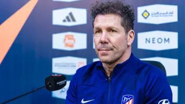 Diego Simeone, entrenador del Atlético de Madrid