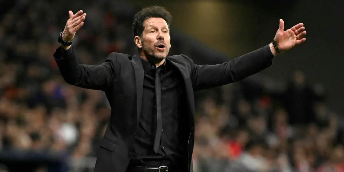 Diego Simeone, entrenador del Atlético de Madrid