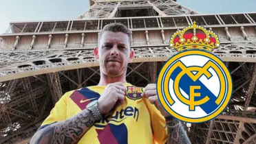 El periodista aficionado del FC Barcelona se acordó del Real Madrid.