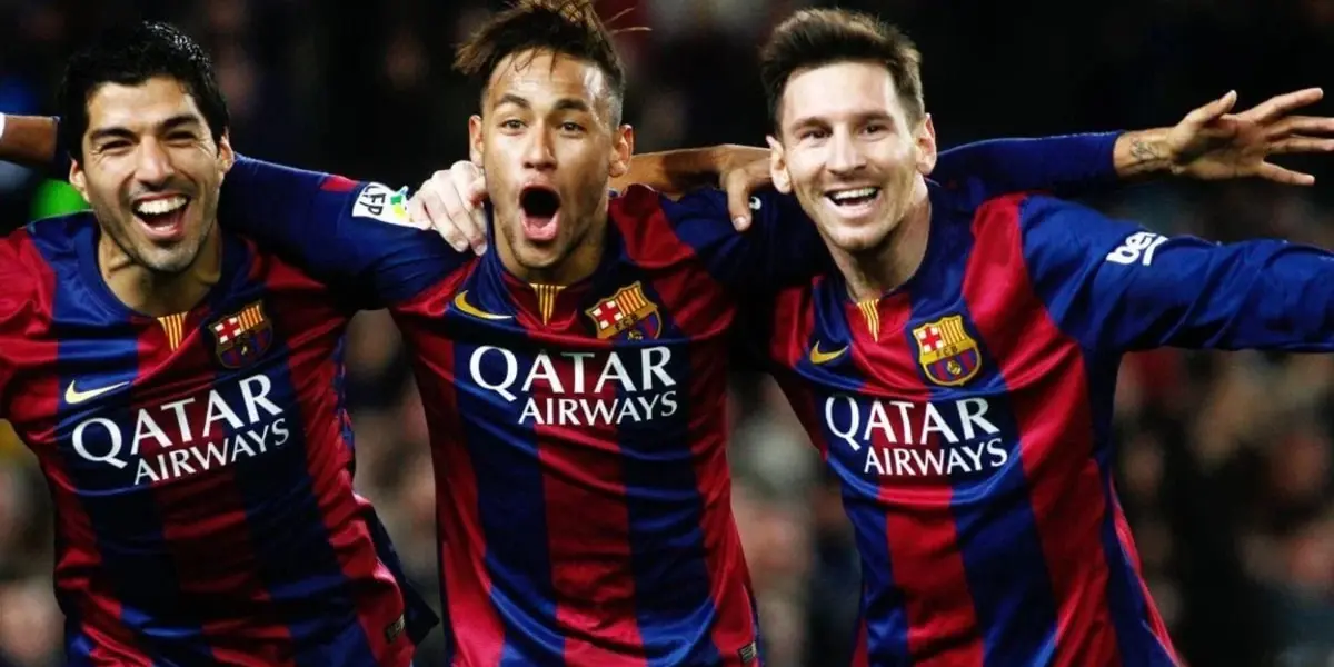 La reacción de Neymar cuando le recordaron que jugó con Messi y Suárez en el Barça