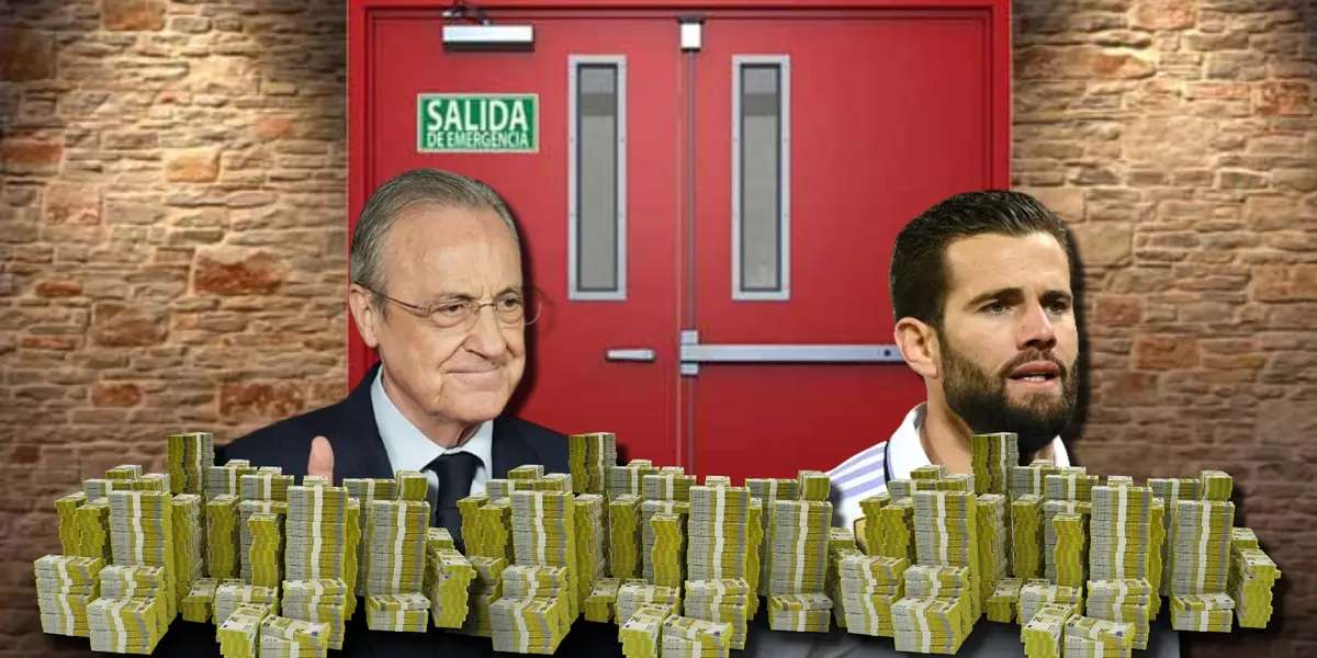 Florentino Pérez y Nacho del Real Madrid
