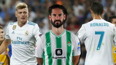 Isco Alarcón, Cristiano Ronaldo y Toni Kroos