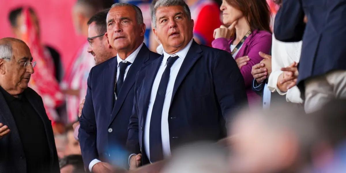 Joan Laporta, presidente del FC Barcelona