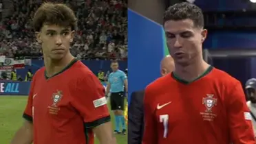 Joao Félix y Cristiano Ronaldo / Foto: Líbero