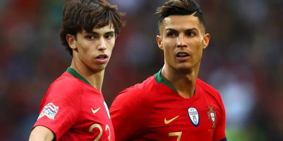 Joao Félix y Cristiano Ronaldo / Foto: Marca