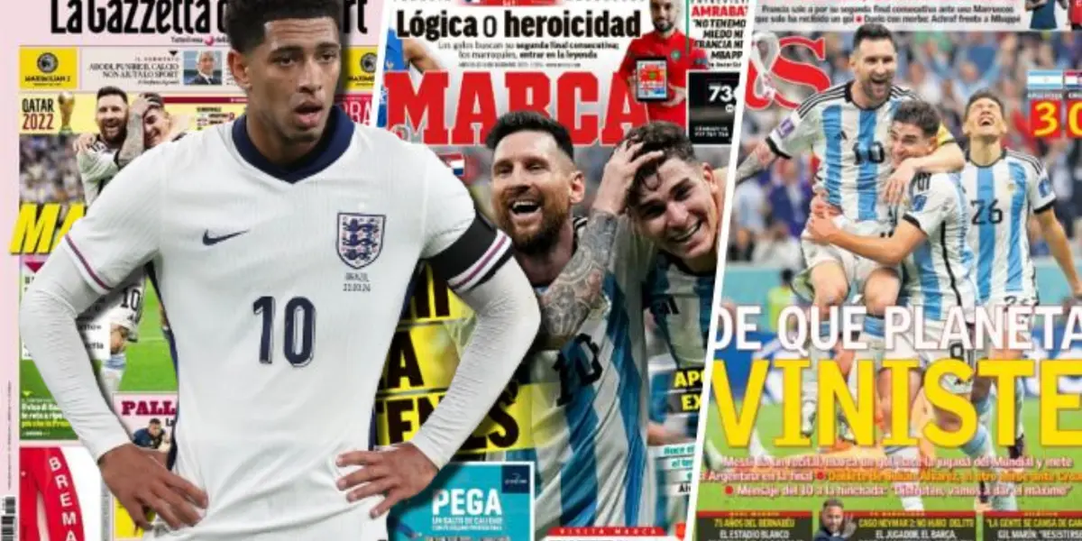 Como no es del Barça ni amigo de Messi, lo que dijo la prensa argentina de Bellingham
