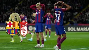 Jugadores del Barça