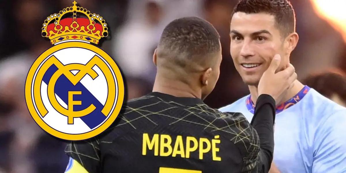 Kylian Mbappé y Cristiano Ronaldo / Foto: Collage