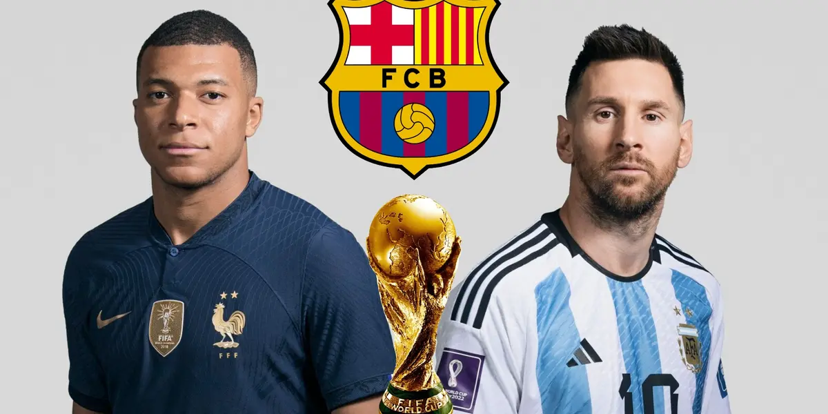 Kylian Mbappé y Lionel Messi / Foto: Collage