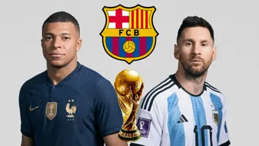 Kylian Mbappé y Lionel Messi / Foto: Collage