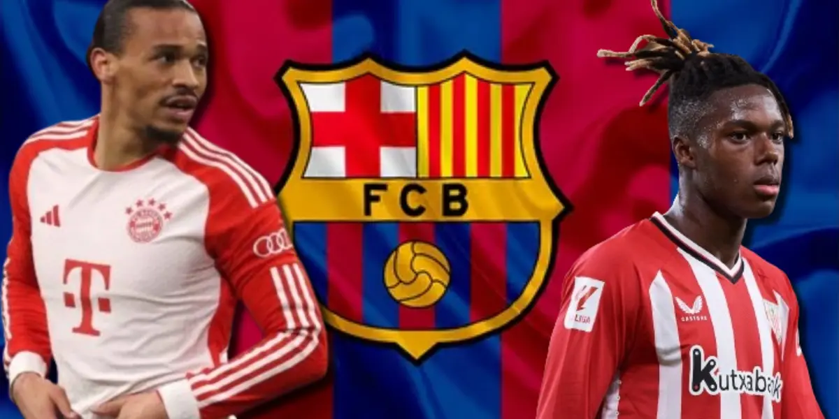 Leroy Sané y Nico Williams, jugadores que quiere el FC Barcelona