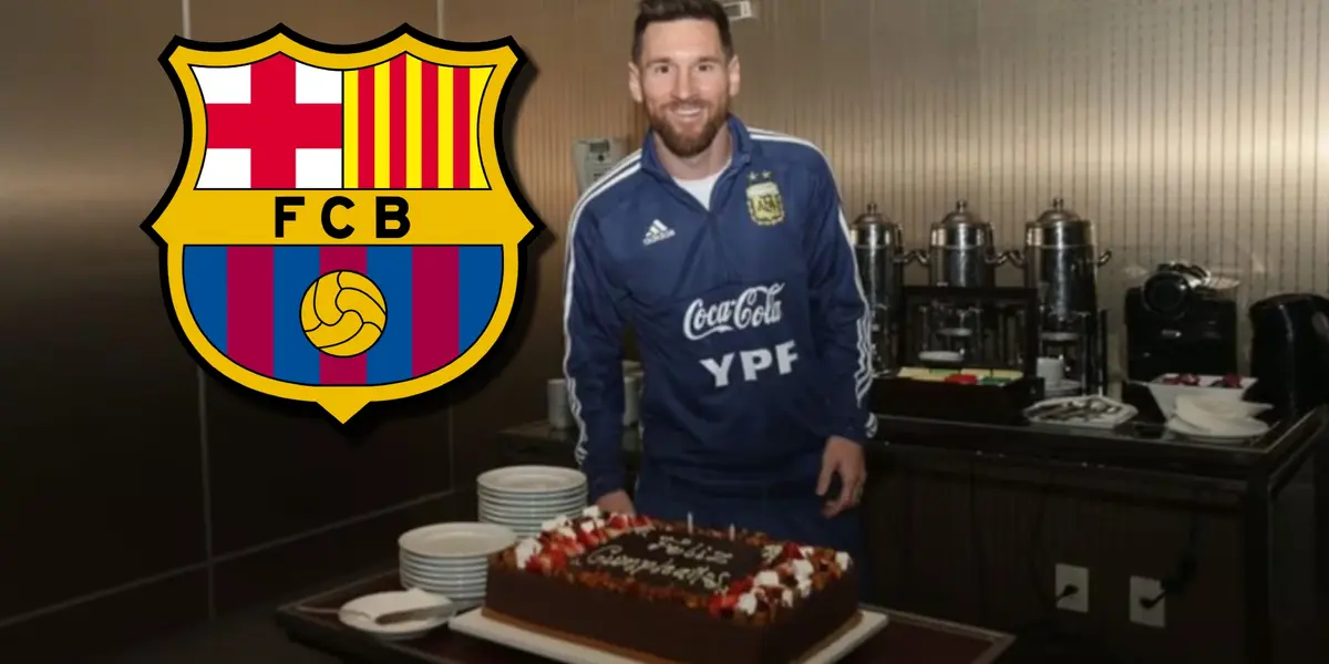 (VIDEO) El final se acerca y el regalo que Barça le hizo a Messi por sus 37 años