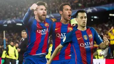 Lionel Messi, Neymar Jr y Sergio Busquets Foto: Marca