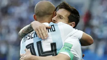 Lionel Messi y Javier Mascherano / Foto: TyC