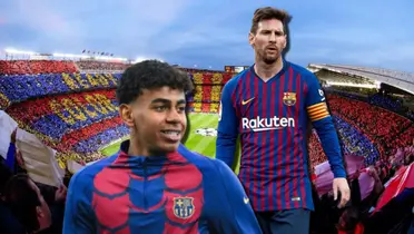 Lionel Messi y Lamine Yamal / Foto: Collage