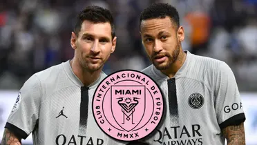 Lionel Messi y Neymar en el PSG