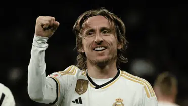 Luka Modric con la camiseta del Rael Madrid. (Foto: AFP)