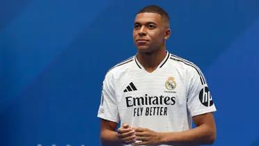 Mbappé durante su presentación en el Real Madrid. (Foto: Real Madrid)