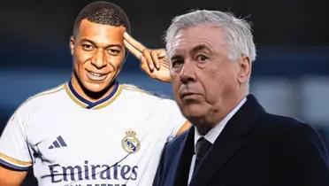 Mbappé y Ancelotti. (Foto: Real Madrid Confidencial)