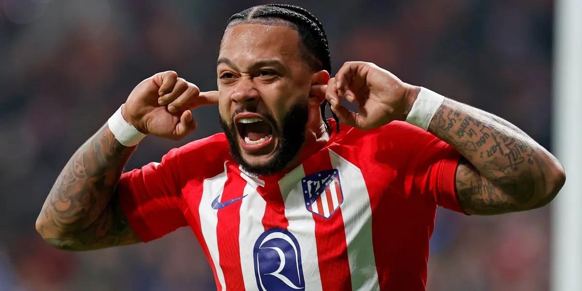 Memphis Depay, delantero de Atlético de Madrid