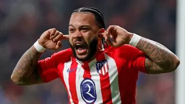 Memphis Depay, delantero de Atlético de Madrid