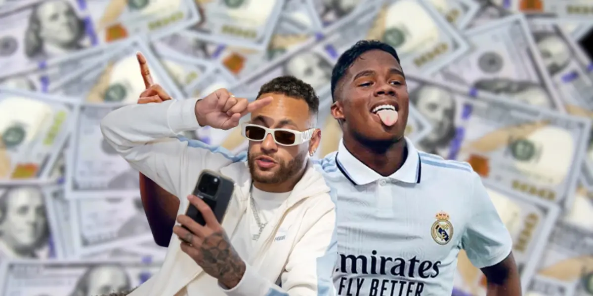 Mientras Neymar gasta dinero en fiestas, lo que hizo Endrick con su primer sueldo