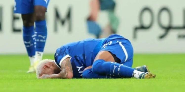 Neymar Junior se volvió a lesionar y mira su reacción en Al-Hilal