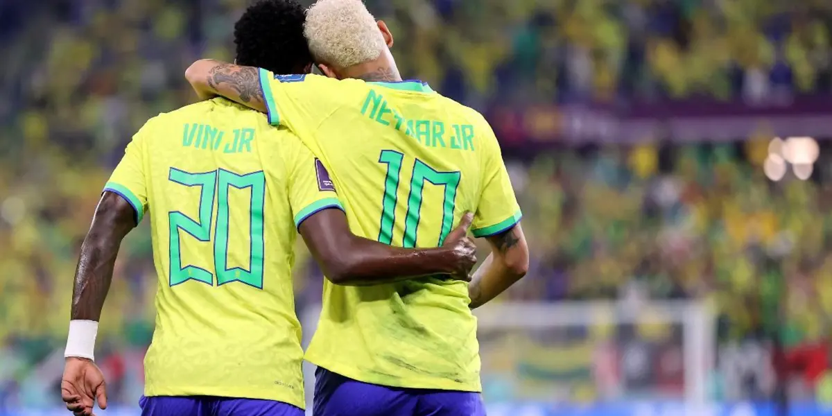 Neymar y Vinicius / Foto: X