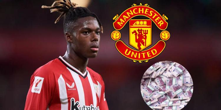 Mientras Nico Williams solo gana 1 millón de euros en Athletic, el mega sueldo en el Manchester United