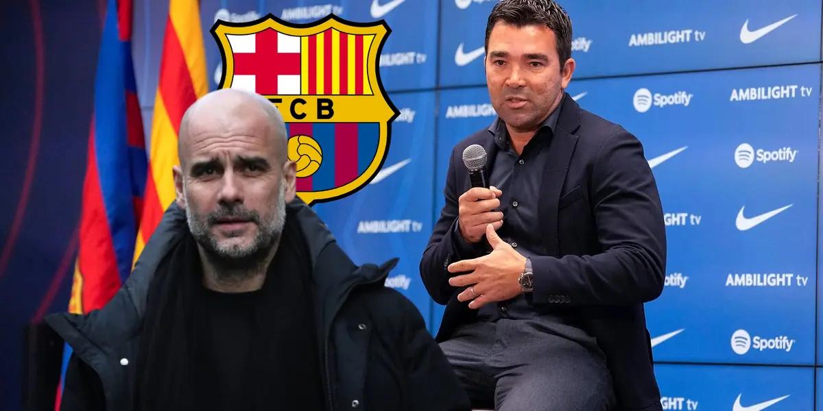 Pep Guardiola y Deco