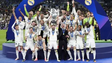 Real Madrid levanta la Champions 2023-24. (Foto: EFE)