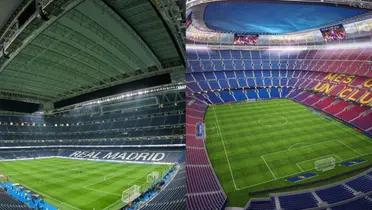 Santiago Bernabéu y Camp Nou Foto: Eurosport y FC Barcelona