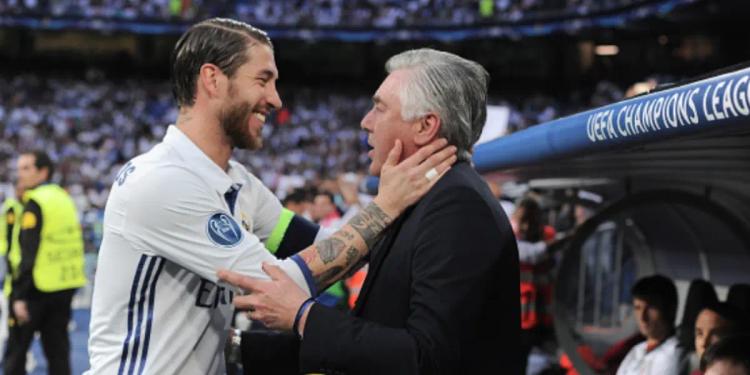 Ancelotti mira con buenos ojos el regreso de Sergio Ramos y esta respuesta dio Florentino Pérez